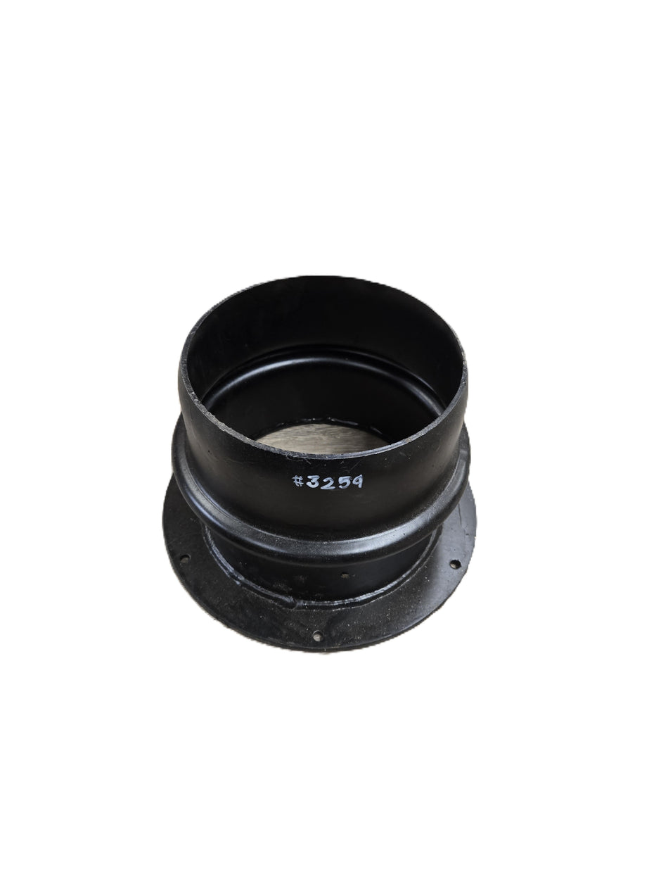 Flange Adapter; 8" - 6 Bolt Flg x Male Bush Hog Barb C.St.