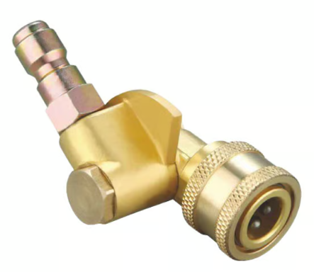 Nozzle Holder; 1/4" QC Pivoting 45*