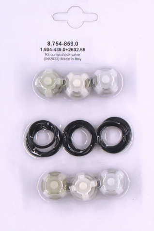 Check Valve Kit(Single); Hotsy / Karcher SST Series(6 req'd per pump)