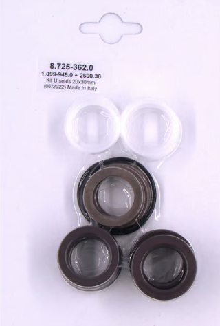 LP & HP Seal Kits, U-Seals 20mm