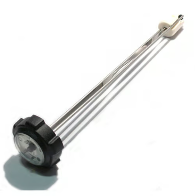 Fuel Cap; 14" Black w/ Gauge