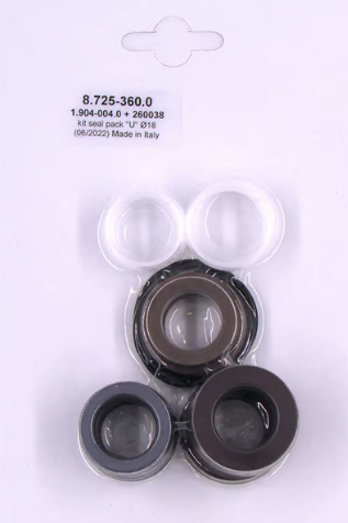 LP & HP Seal Kit; U Seals 18mm