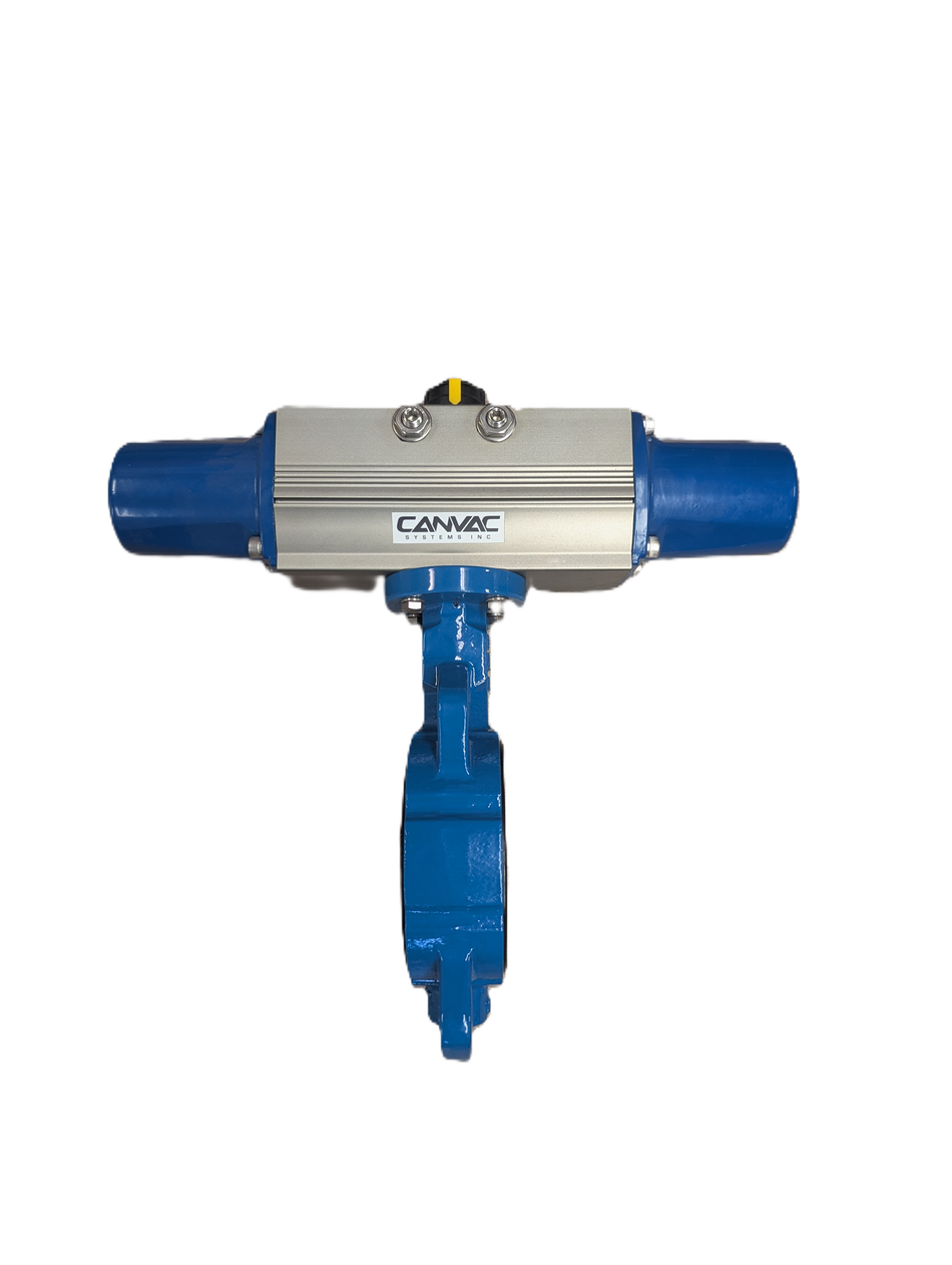Butterfly Valve; 4"  Air/Spring Actuator