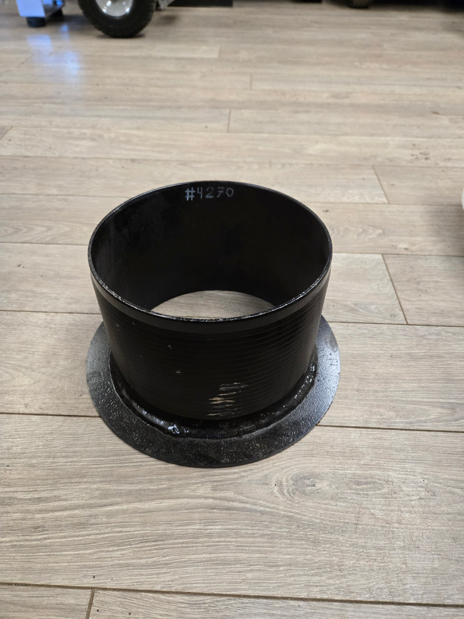 Flange; 8" Vactor Flange x 8" Barb C.St.