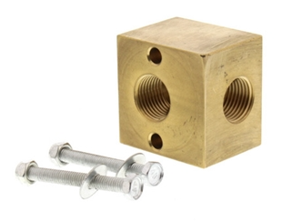Unloader Block, BR Assembly, 1/2" x 1/2"