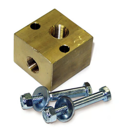 Unloader Block; BR Assembly, 3/8" x 3/8"