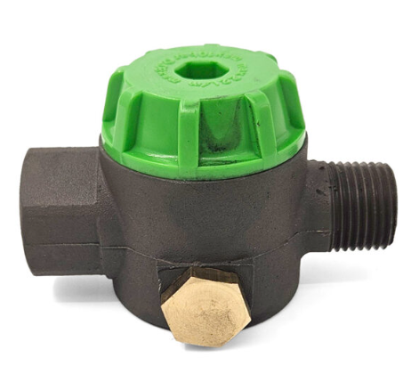 In-Line Filter; 1/2" FNPT x 1/2" MNPT, Green Cap