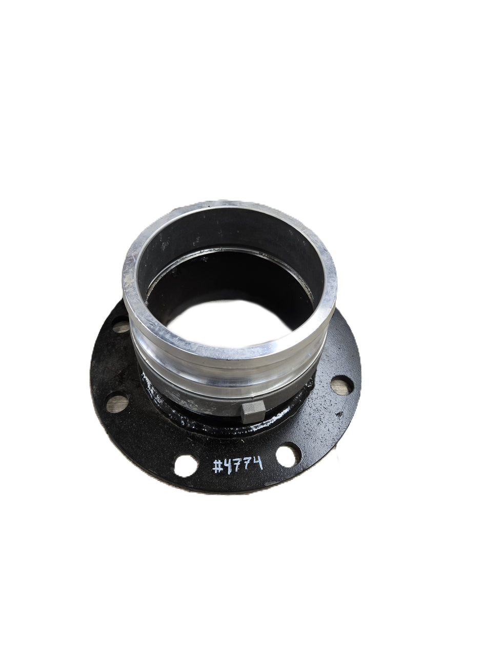 Flange; 8" ANSI C.St. x 6" Male Camlock Alum.