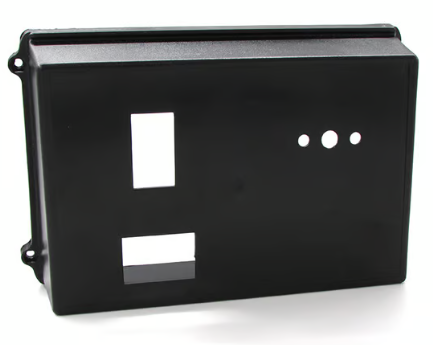 Control Panel Box; Hotsy, Plastic, Front, 2 Square Holes