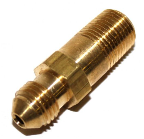 Fuel Line Connector; 1/8" NPT x 37 Deg. Flare
