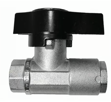 Shut-Off Ball Valve Nickel-Plated Brass 5000 PSI