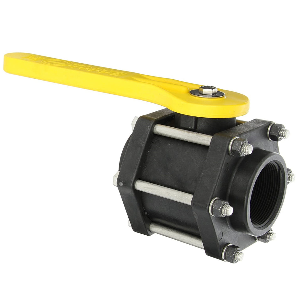 Ball Valve; Polypro Full Port NPT
