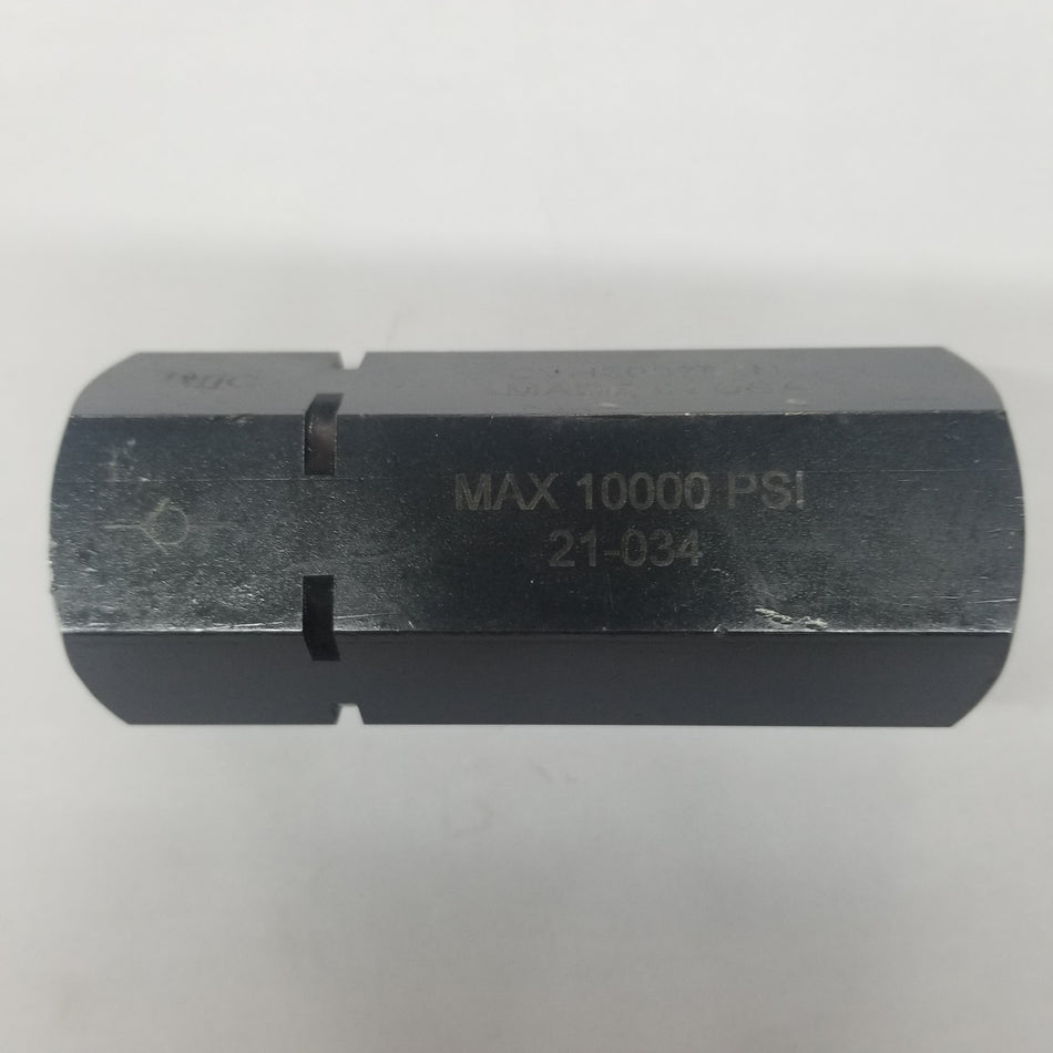 Check Valve; ¾" FNPT, 30 PSI Crack, C.St.