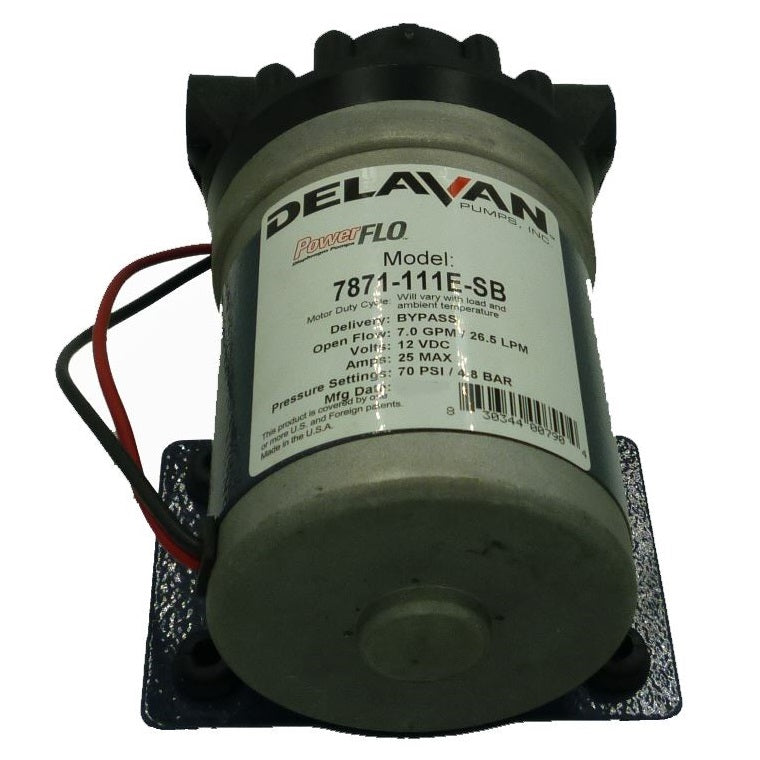 Delavan #7871-111E, 12V Bypass Pump; 7gpm, 60psi