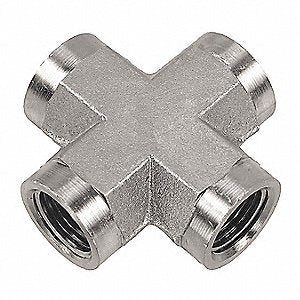 FNPT Cross; Hydraulic Adapter – Canvac Systems Inc