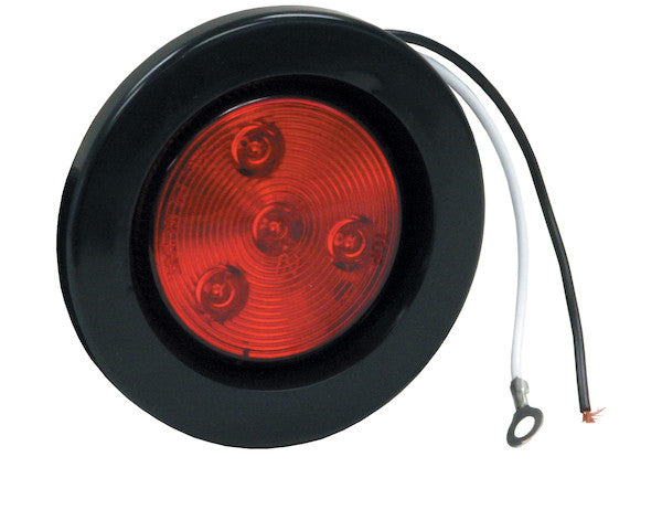 SKU #3374 - 2.5 Inch Red Round Clearance/Marker Light Kit With 4 LEDs