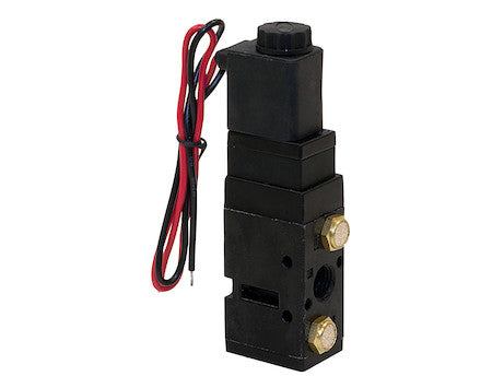 4-Way 2-Position Solenoid Air Valve With Five 1/4 Inch NPT Ports