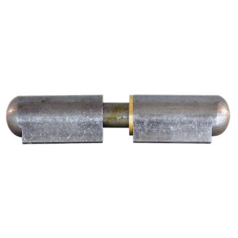 SKU #3361 - Steel Weld-On Bullet Hinge With Steel Pin And Brass Bushing - 0.77 X 3.94 Inch