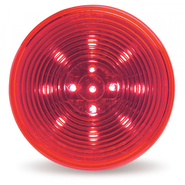 Lamp; Clearance & Marker 2½" Round LED Red